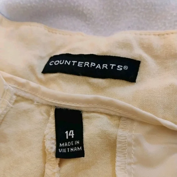 Counterparts Light Yellow Wide Leg Pants - Picture 8 of 15